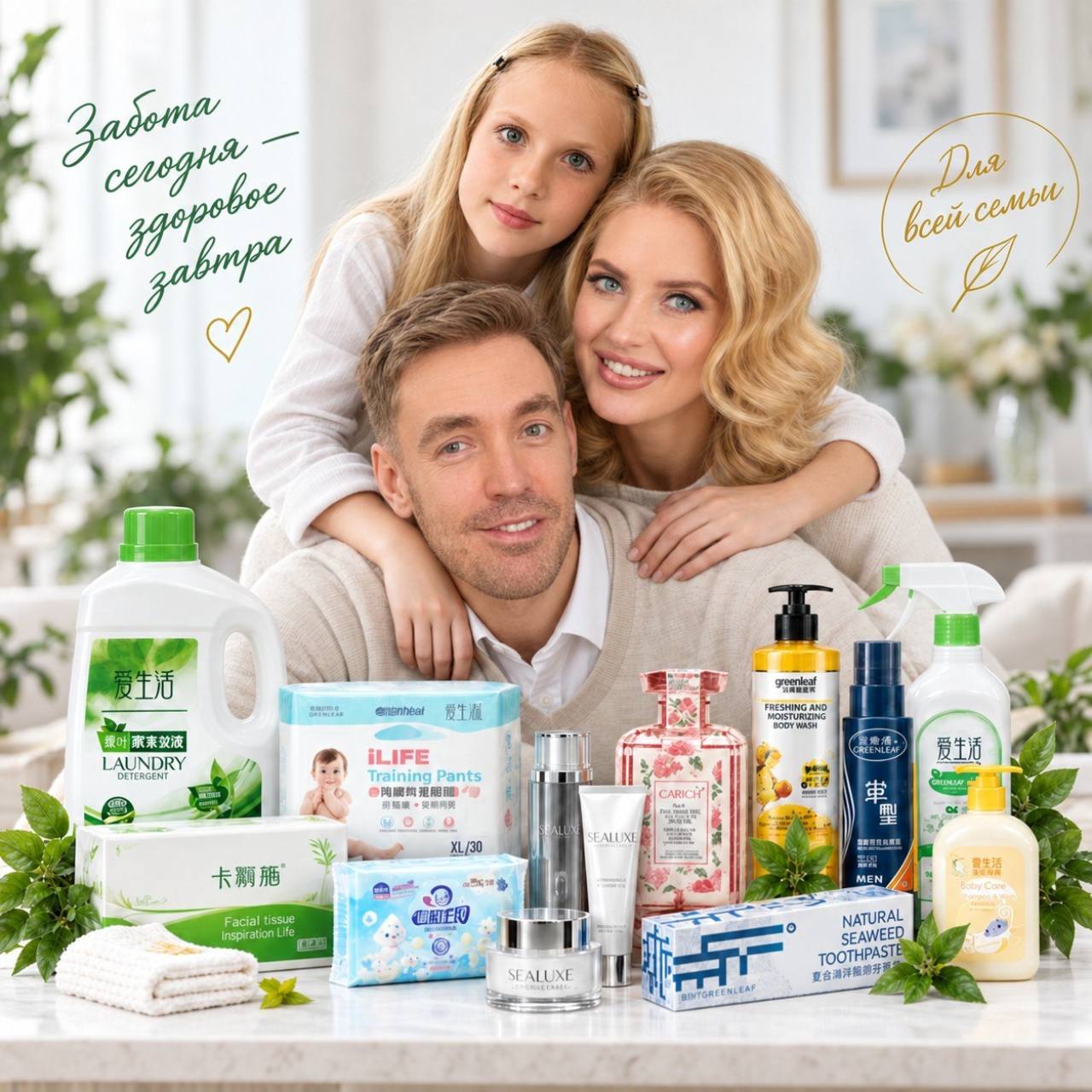 Семья и продукция Greenleaf