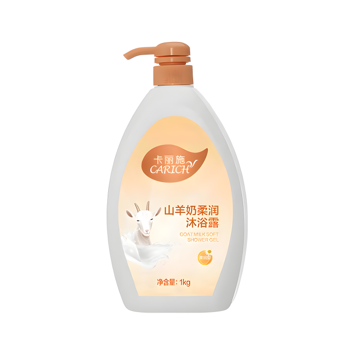 CARICH Увлажняющий смягчающий гель для душа с молоком горной козы 1 кг CARICH Увлажняющий смягчающий гель для душа с молоком горной козы 1 кг
