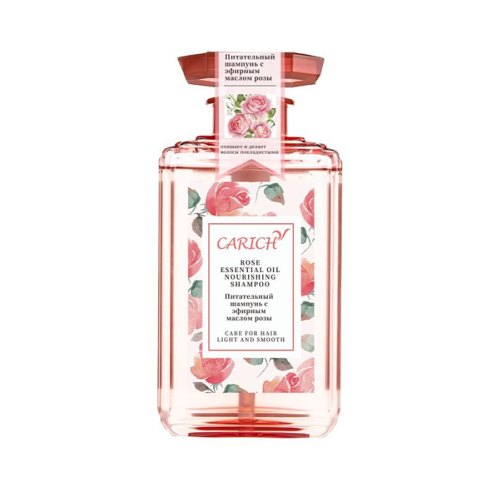 CARICH rose essential oil moisturizing shampoo CARICH Шампунь с розовым эфирным маслом 500мл CARICH rose essential oil moisturizing shampoo CARICH Шампунь с розовым эфирным маслом 500мл
