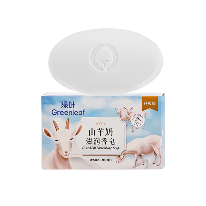 GREENLEAF Питательное туалетное мыло с молоком горной козы, 120 г GREENLEAF Питательное туалетное мыло с молоком горной козы, 120 г